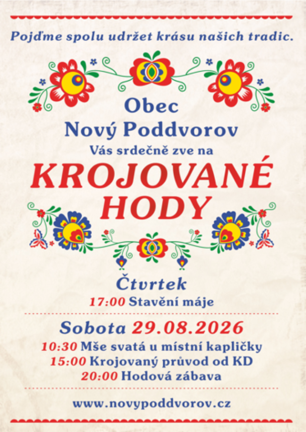 Hodová sobota v Novém Poddvorově Hodová sobota v Novém Poddvorově